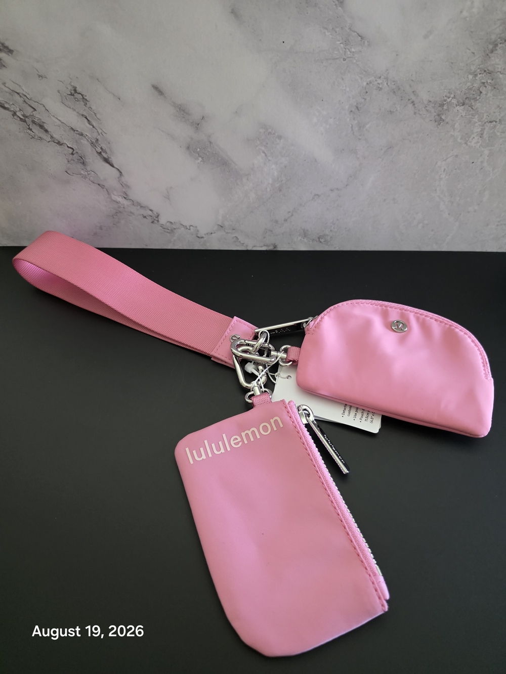 Dual Pouch Wristlet Candy Cloud